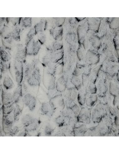 Tessuto in finta pelliccia animale - Lince delle nevi