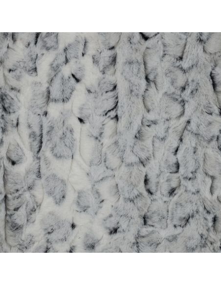 Tessuto in finta pelliccia animale - Lince delle nevi