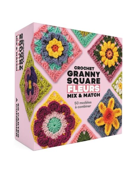 Set uncinetto Granny Square - Fiori Mix & Match