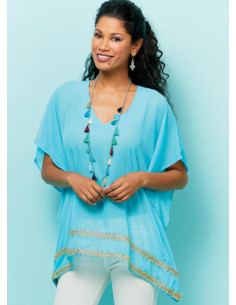 Modello per top, tunica e caftano - Butterick 6559 2