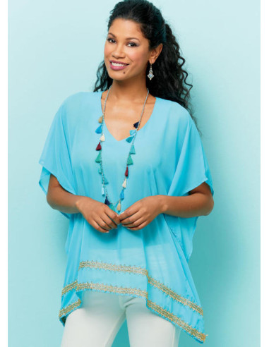 Modello per top, tunica e caftano - Butterick 6559