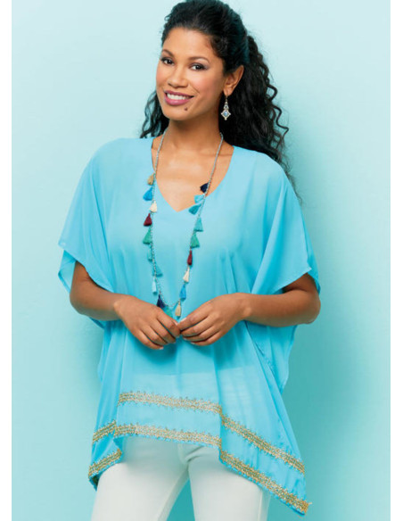 Modello per top, tunica e caftano - Butterick 6559