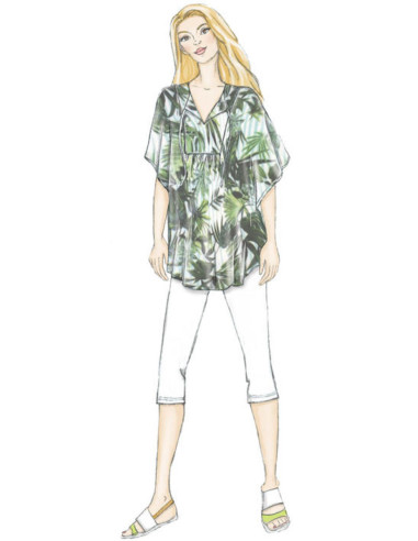 Modello per top, tunica e caftano - Butterick 6559