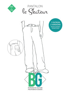 Modello di pantaloni da uomo Lo Skateur - Les BG