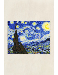 Kit ricamo a punto croce - La notte stellata 2