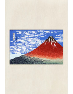 Kit ricamo a punto croce - Il Fuji Rosso 2