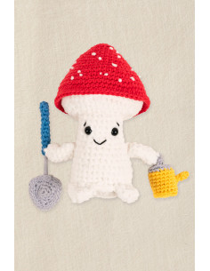 Kit amigurumi - Fungo giardiniere 2