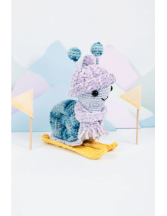 Kit amigurumi - Lumaca sciatore