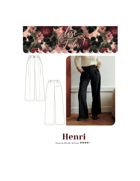 Modello di pantaloni - Henri - Lise Tailor