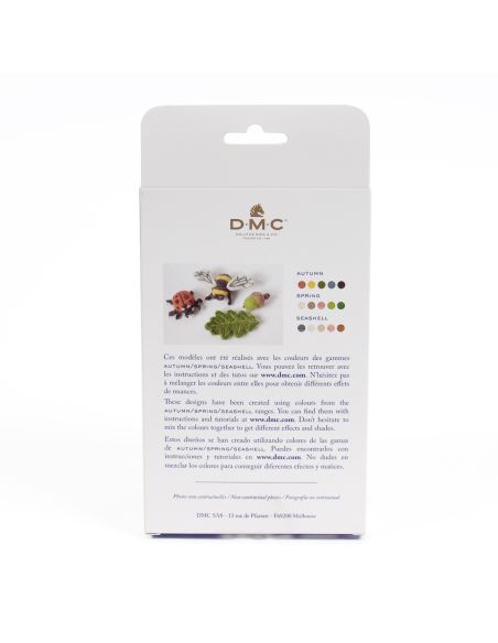Confezione di 5 lane cardate per infeltrire DMC - Autunno