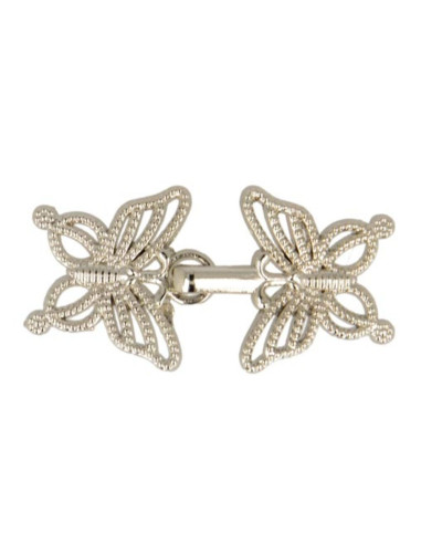 Brandeburgo chic farfalla - Argento