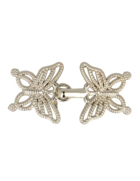 Brandeburgo chic farfalla - Argento