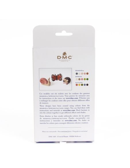 Confezione di 5 lane cardate per infeltrire DMC - Seashell
