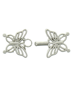 Brandeburgo chic farfalla - Argento 2