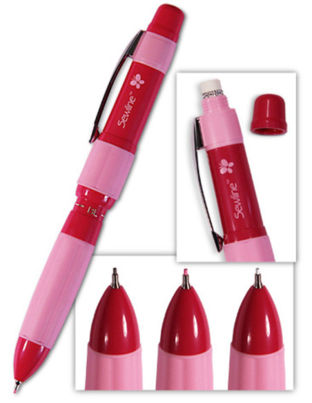 Matita a gesso portamine TrioColors 3 in 1 Sewline