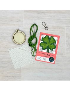 Mini kit ricamo a punto croce - Buona fortuna! 2