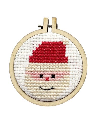 Mini kit ricamo a punto croce - Ho Ho Ho!