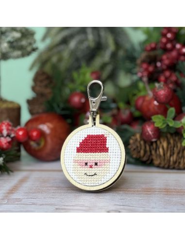 Mini kit ricamo a punto croce - Ho Ho Ho!