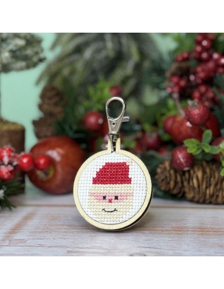 Mini kit ricamo a punto croce - Ho Ho Ho!