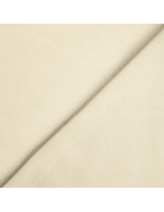 Tessuto twill di viscosa pesante - Ecru