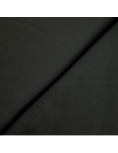 Tessuto twill di viscosa pesante - Nero
