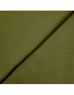 Tessuto twill di viscosa pesante - Oliva