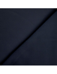 Tessuto twill di viscosa pesante - Blu marino