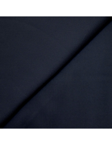 Tessuto twill di viscosa pesante - Blu marino