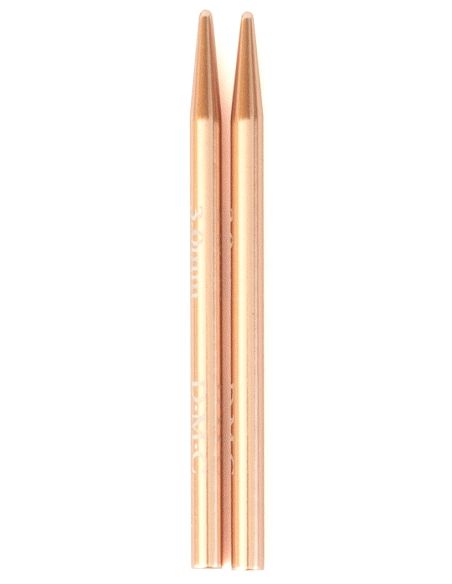 Mini punte di aghi intercambiabili oro rosa DMC