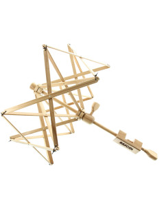 Avvolgitore per lana in legno verniciato su morsetto Rascol 2