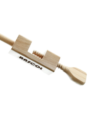 Avvolgitore per lana in legno verniciato su morsetto Rascol