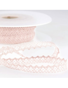 Pizzo di cotone fine - Rosa