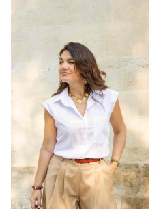 Modello di camicia Betty - Clématisse Pattern