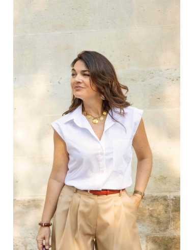 Modello di camicia Betty - Clématisse Pattern