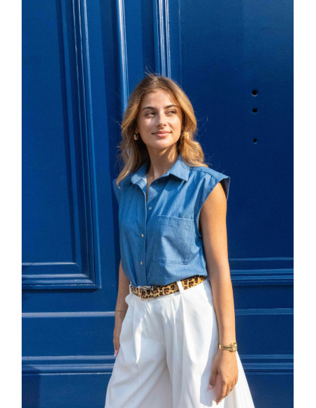Modello di camicia Betty - Clématisse Pattern