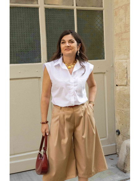 Modello di camicia Betty - Clématisse Pattern