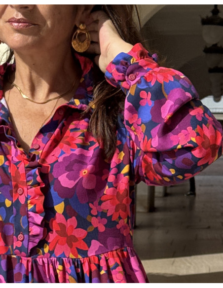 Modello di camice-abito Albane - Clématisse Pattern