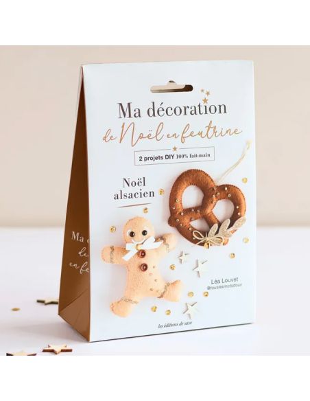 La mia decorazione natalizia in feltro: Duo Natale alsaziano