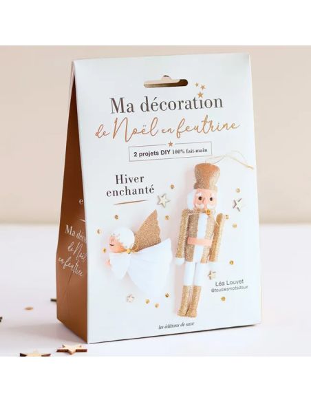 La mia decorazione natalizia in feltro: Duo inverno incantato