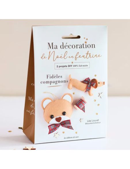 La mia decorazione natalizia in feltro: Duo fedeli compagni