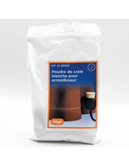 Polvere di gesso bianco per arrotondatore