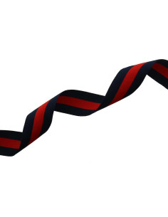 Strisce di gallone 40 mm - Blu e rosso 2