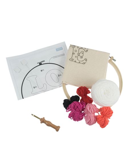 Kit punch needle - Amore