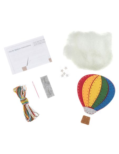 Kit di decorazione in feltro: Mongolfiera