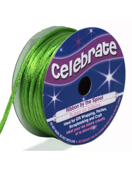 Cordoncino coda di topo Celebrate verde - 2 mm x 10 metri