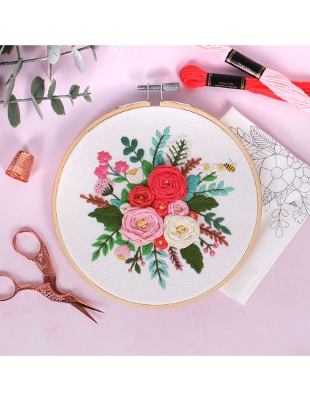 Kit ricamo - Mazzo di rose