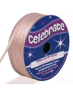 Cordoncino coda di topo Celebrate rosa - 2 mm x 10 metri