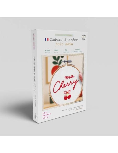 Kit ricamo French'kits - Ma cherry