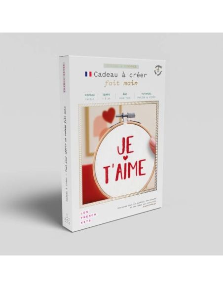 Kit ricamo French'kits - Ti amo