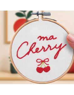 Kit ricamo French'kits - Ma cherry